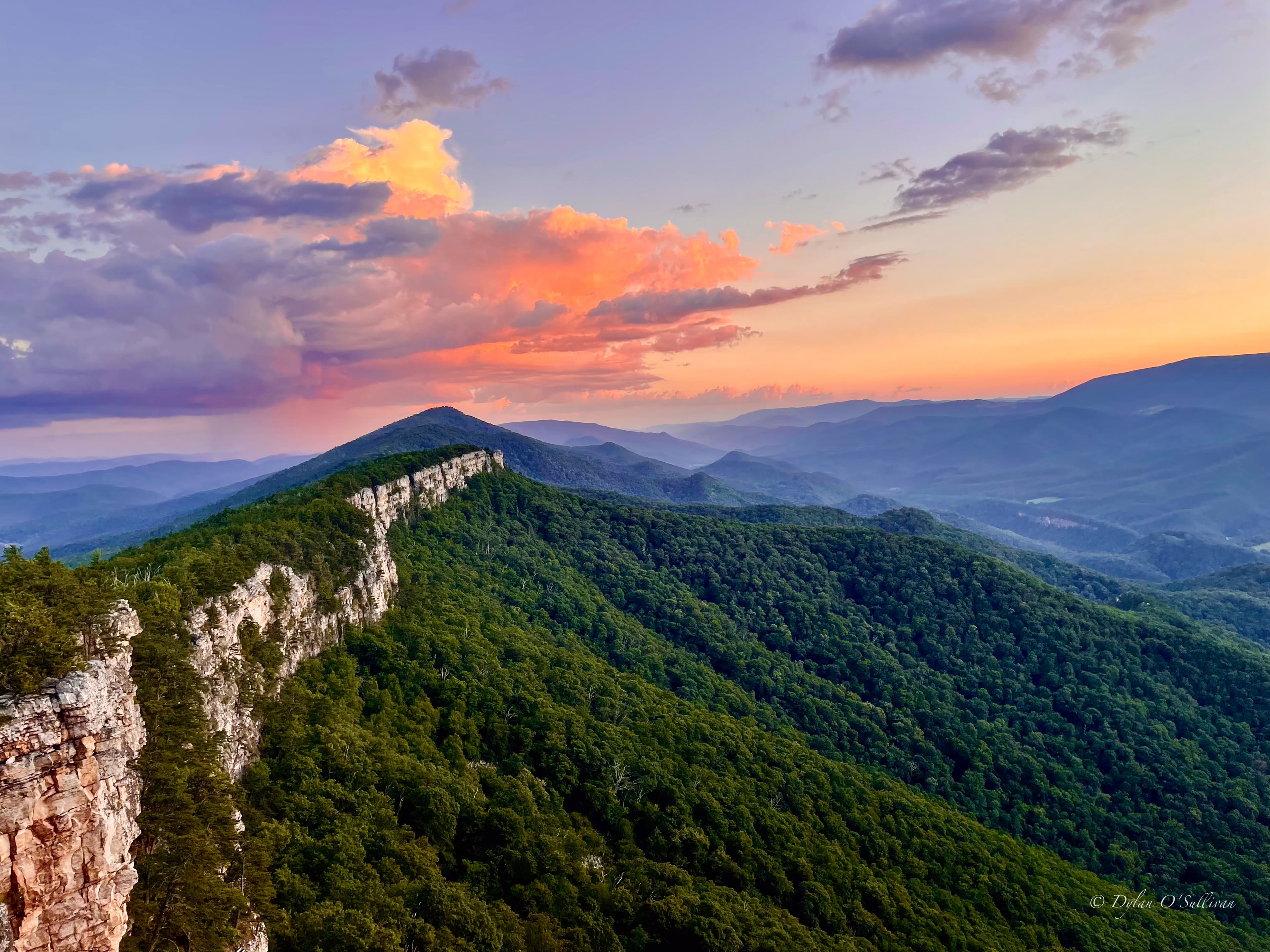 Chimney Top Sunset